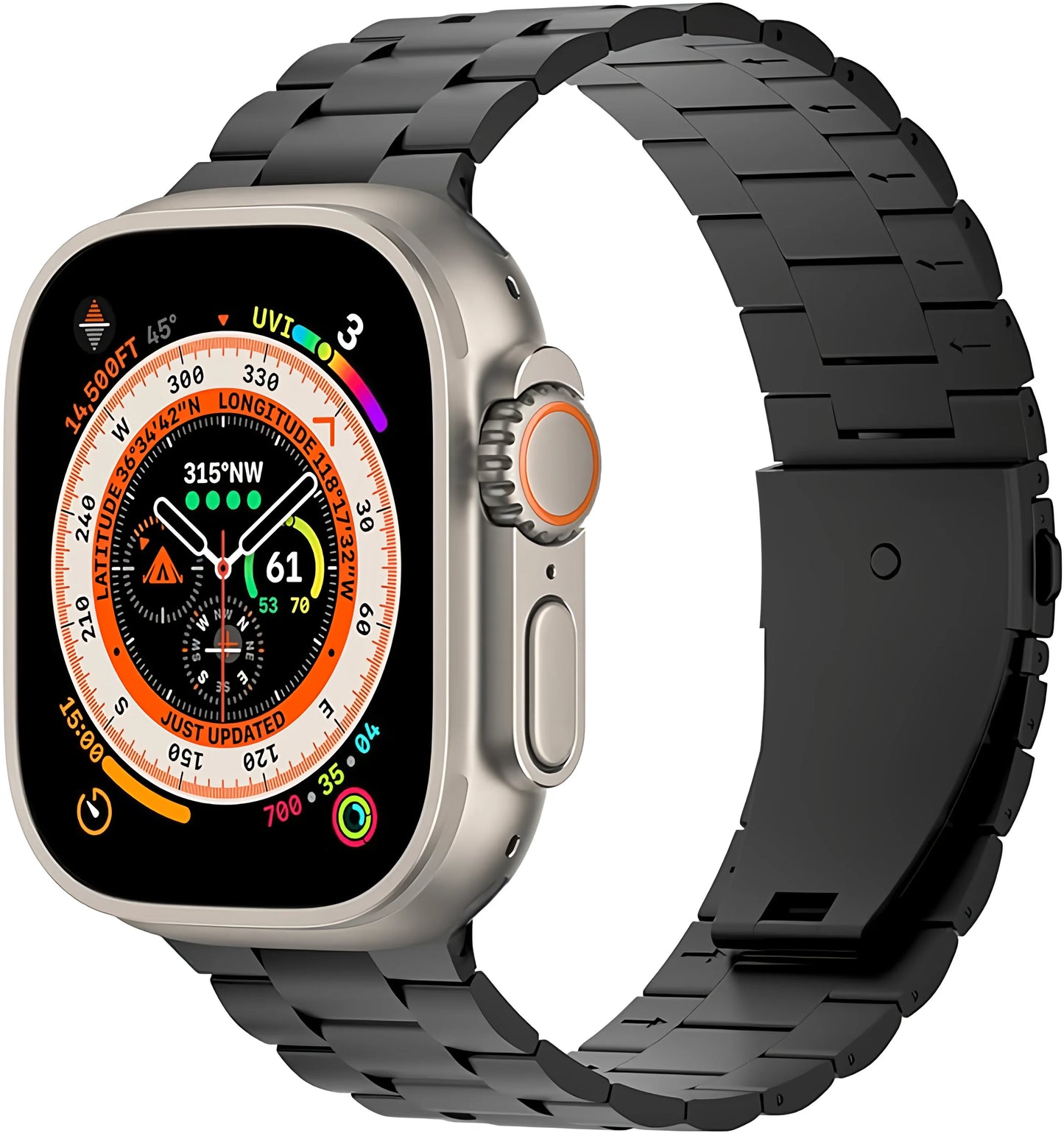 Black Metal Strap
