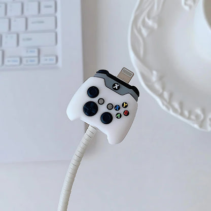 White gaming Cartoon Cases – Protect Your Apple 18W/20W Adapter & Cable
