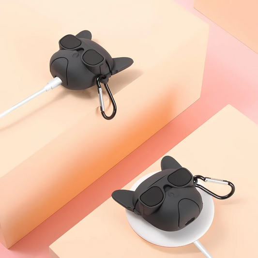 Black Cat Airpods Cartoon Case