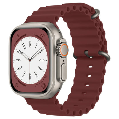 Brown Colour Silicone Strap