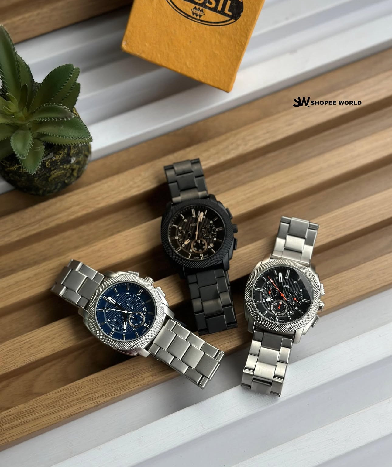 Fossil Metal Chronograph Working