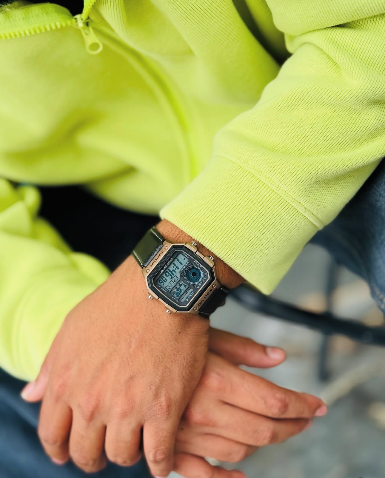 Casio World Time  (Vintage Edition) Leather Strap
