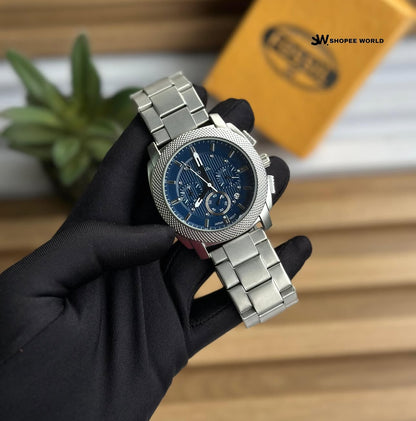 Fossil Metal Chronograph Working