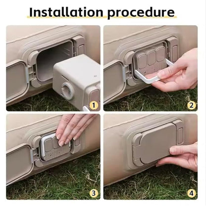 Premium Inflatable Bed with Quick Lock Installation – Portable & Easy Setup for Home, Camping, Guests