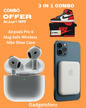 Airpods4 ANC with Magesafe PowerBank And Nike Shoe Case Combo