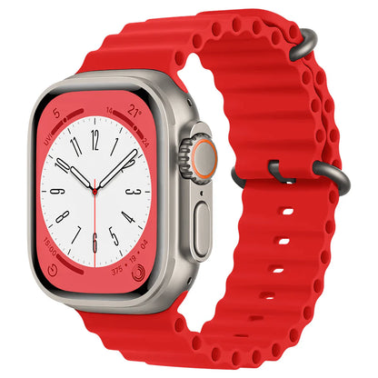Red Colour Silicone Strap