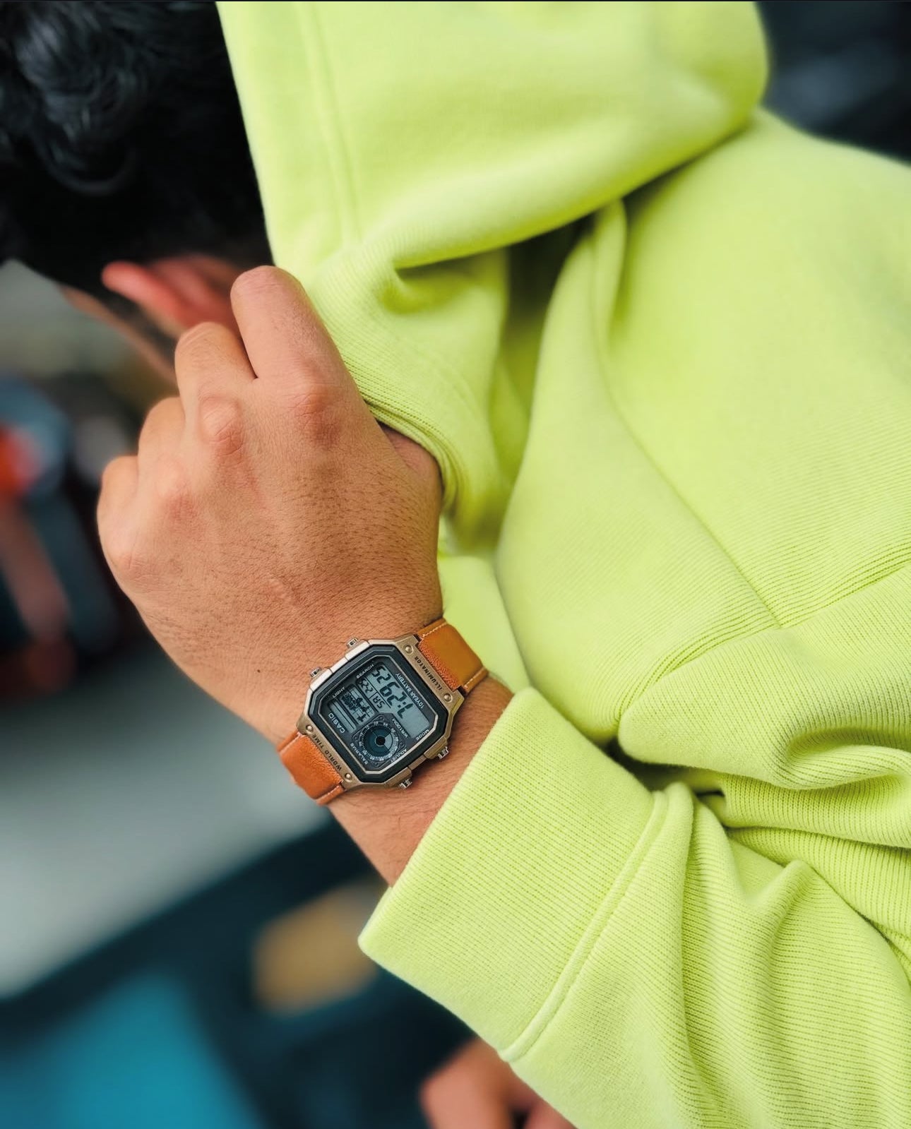Casio World Time  (Vintage Edition) Leather Strap