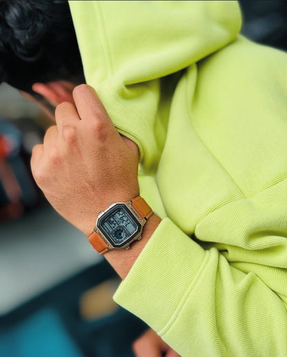 Casio World Time  (Vintage Edition) Leather Strap