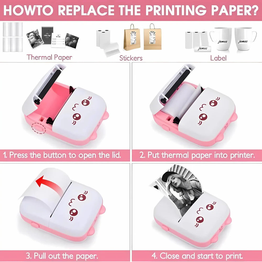 Cute Mini Printer