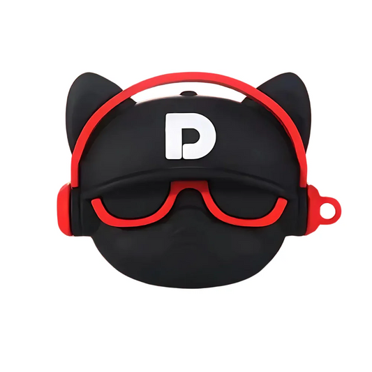 D Cat Red AirPods Protective Case