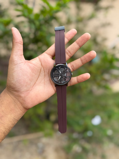 Gyro spinning watch (Brown Colour)