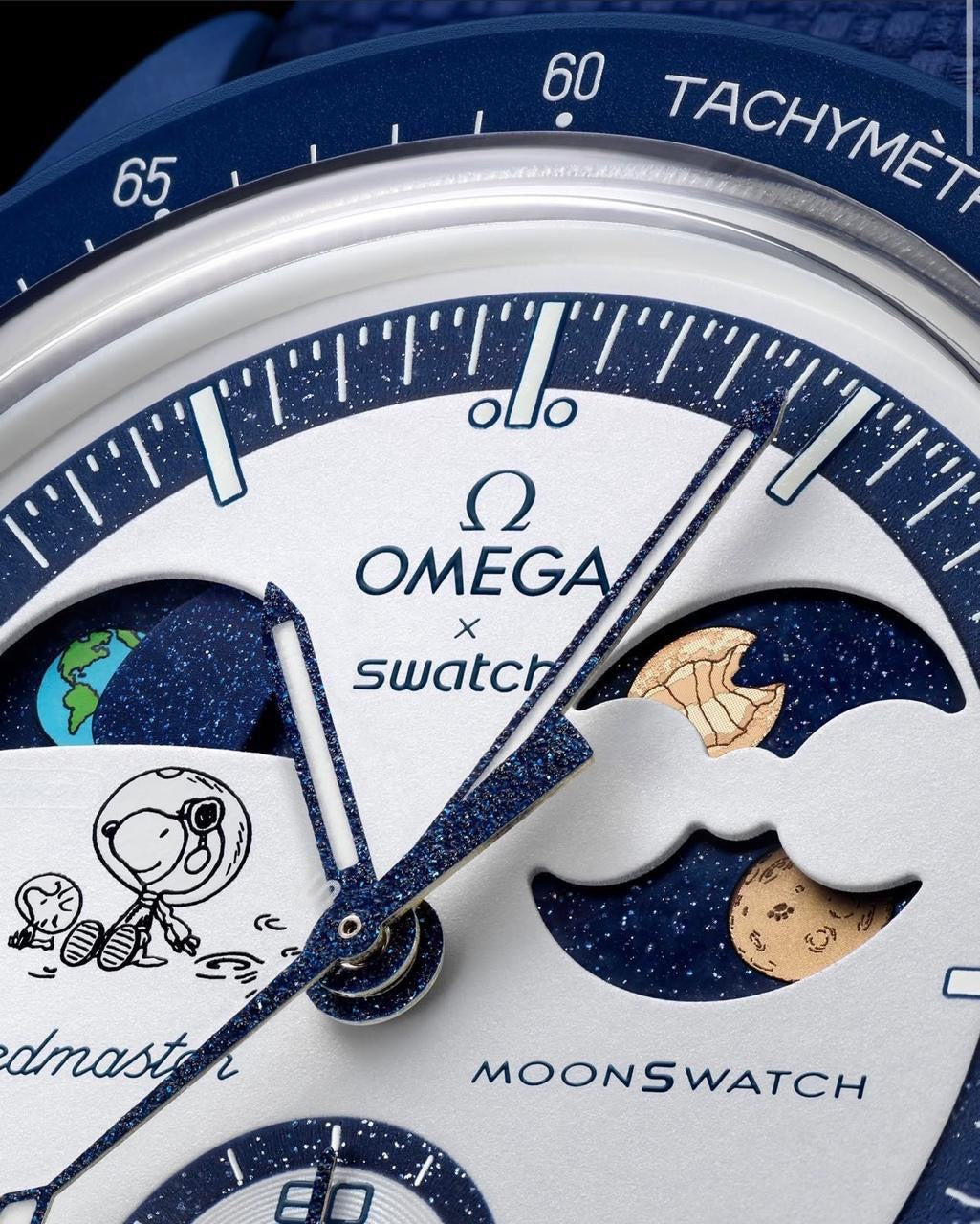 OMEGA × Swatch Bioceramic Moonphase Watch