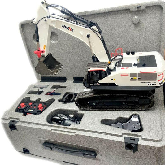 Huina1594 1/14 2.4GHz RC simulation alloy excavator 22-channel remote control excavator