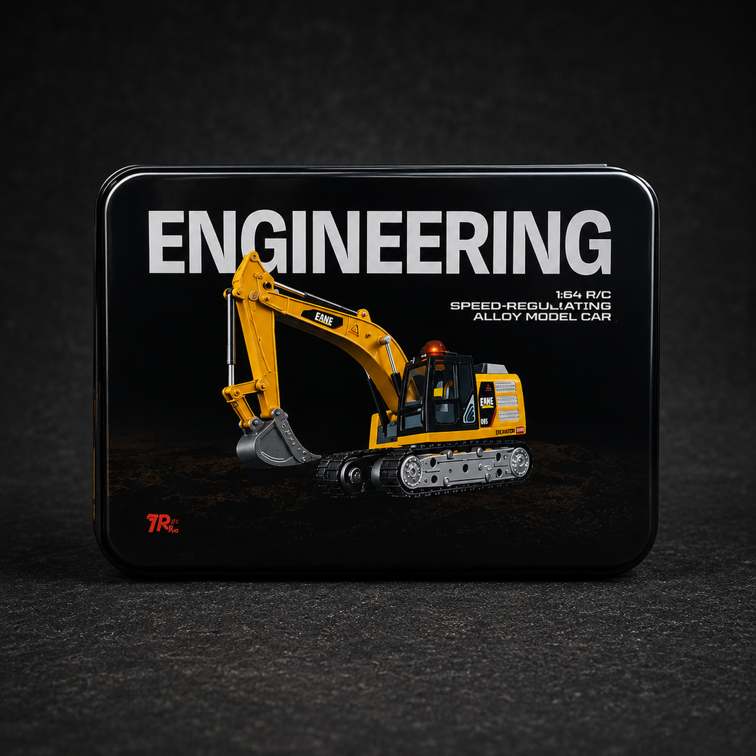 TRASPED JCB SCALE 1:64 2.4 GHZ REMOTE CONTROL CAR SPEED REGULATING ALLOY MODEL EXCAVATOR VEHICLE